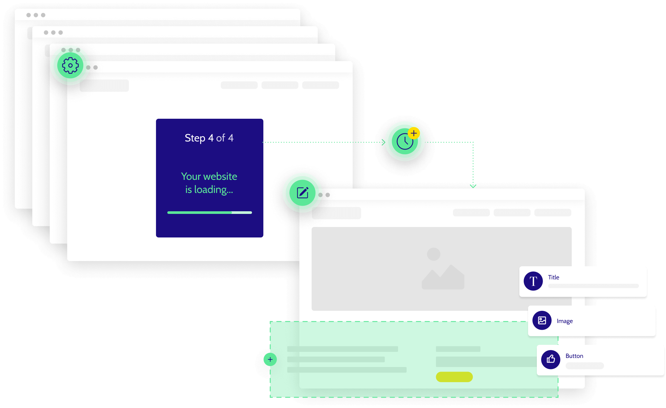 Low code sitebuilder - Rocketship